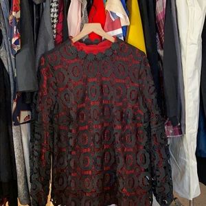 Eloquii Studio Crochet Lace Blouse